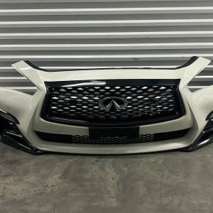 Infiniti q50 red sport bumper