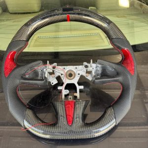 NEVER INSTALLED OR USED Infiniti Q50 Carbon Fiber LED Steering